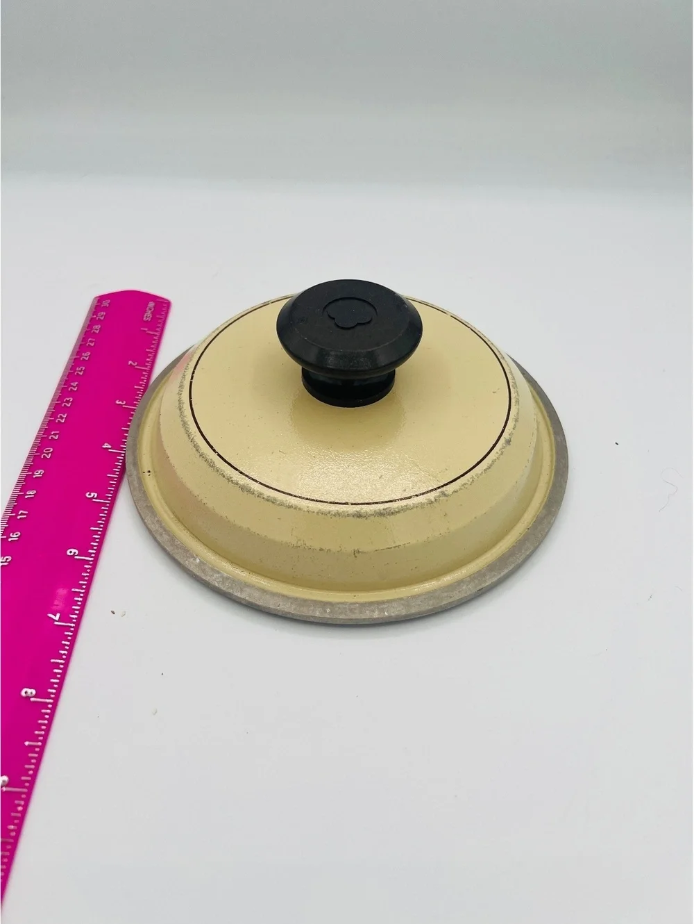 Vintage Club Aluminum Cookware Pot Lid with Black Handle, 6.5-Inch Diameter